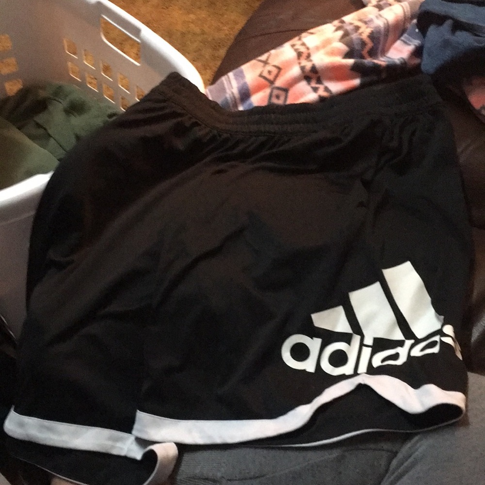 Black Adidas shorts